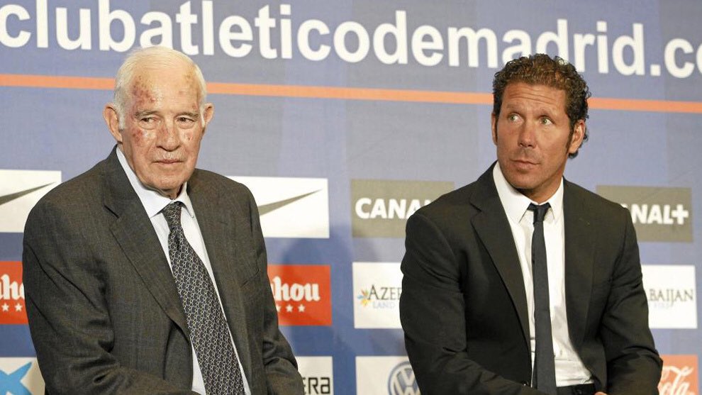  Comparaison avec Aragonés : Luis Aragonés : 611 matchs 308 victoires (50.4%) 135 nuls (22.1%) 168 défaites (27.5) 6 trophées Diego Simeone : 500 matchs 301 victoires (60.2%) 118 nuls (23.6%) 81 défaites (16.2%) 7 trophées