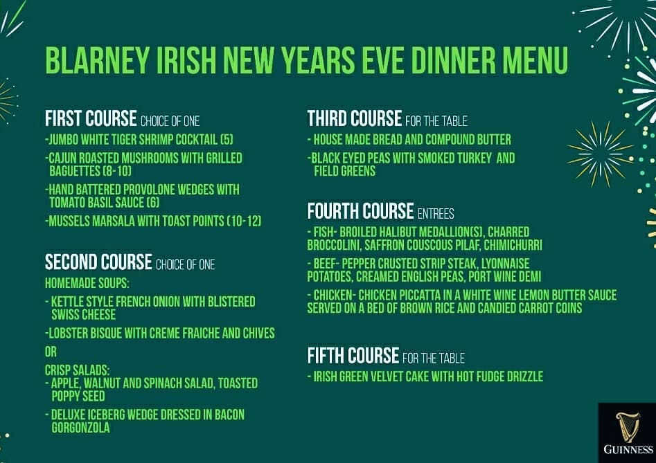 . @BlarneyToledo - Celebrate midnight in Ireland with Blarney in Toledo! The fun kicks off at noon with with 2021 hitting Ireland at 7pm EST. (6/9)