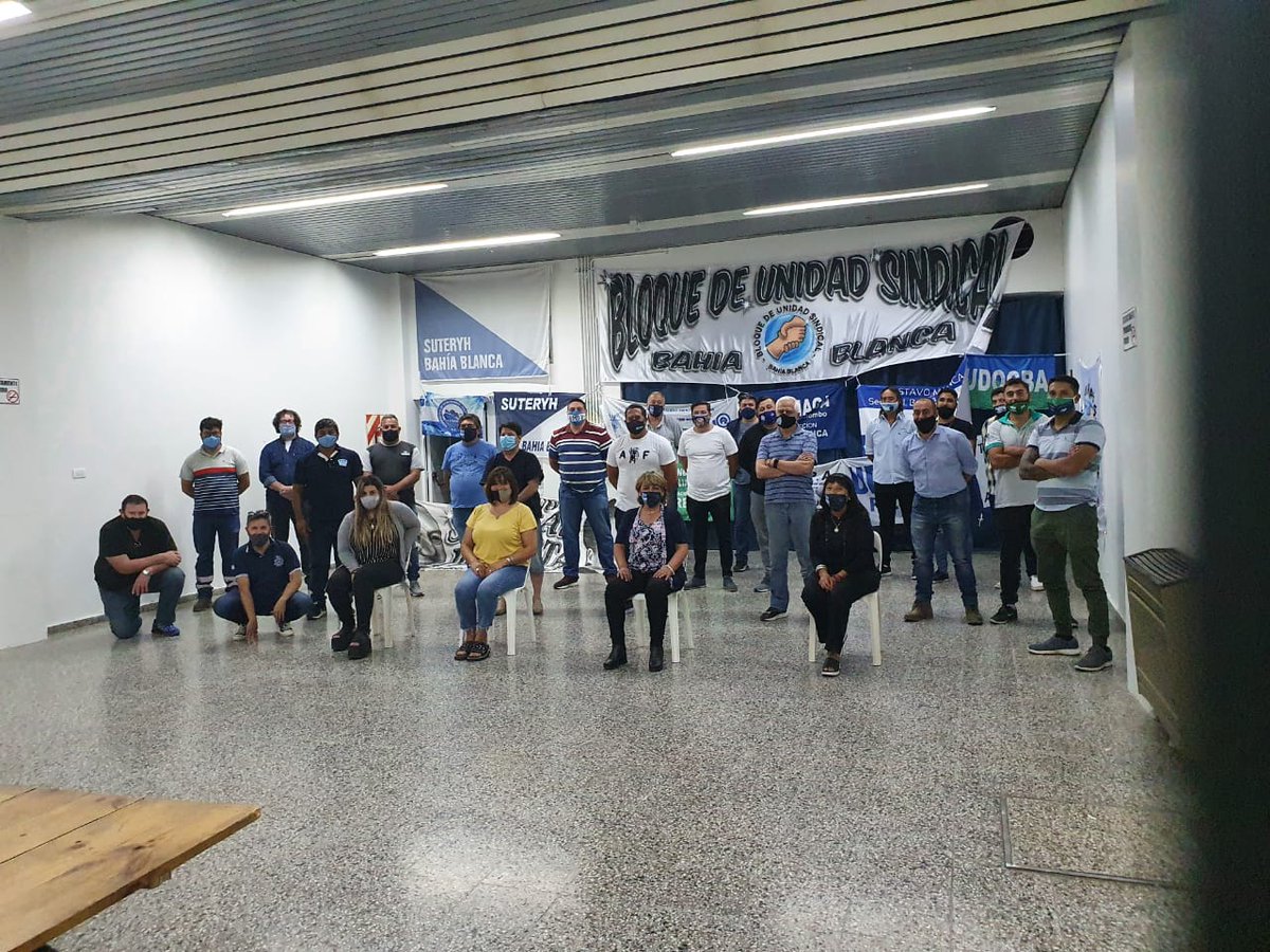 Reunión con los compañeros de <a href="/UnidadBloque/">Bloque De Unidad Sindical</a> donde primó el diálogo y el consenso en las diferentes posturas y visiones sobre la actualidad gremial, política y la situación general de la ciudad. Siempre es un placer poder trabajar en conjunto en beneficio de los trabajadores.