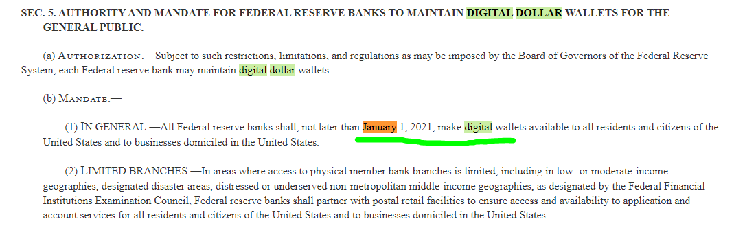 19/ Addendum: While at least to me it looks like the case for stables being securities is weak. An increase in regulatory scrutiny is likely. There is a strong motivation to make the Central Bank Digital Currencies the go to digital money: https://www.congress.gov/bill/116th-congress/senate-bill/3571/text?q=%7B%22search%22%3A%5B%22%5C%22digital+dollar%5C%22%22%5D%7D&r=1&s=1
