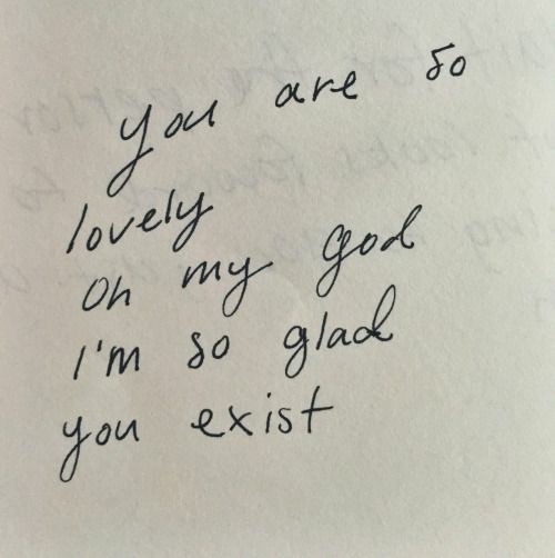 There's no reason to feel sad because you are great!