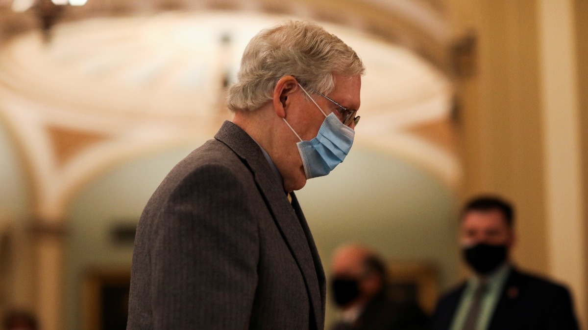 McConnell: No 'path' to $2000 checks in Senate reut.rs/3na4Dq1