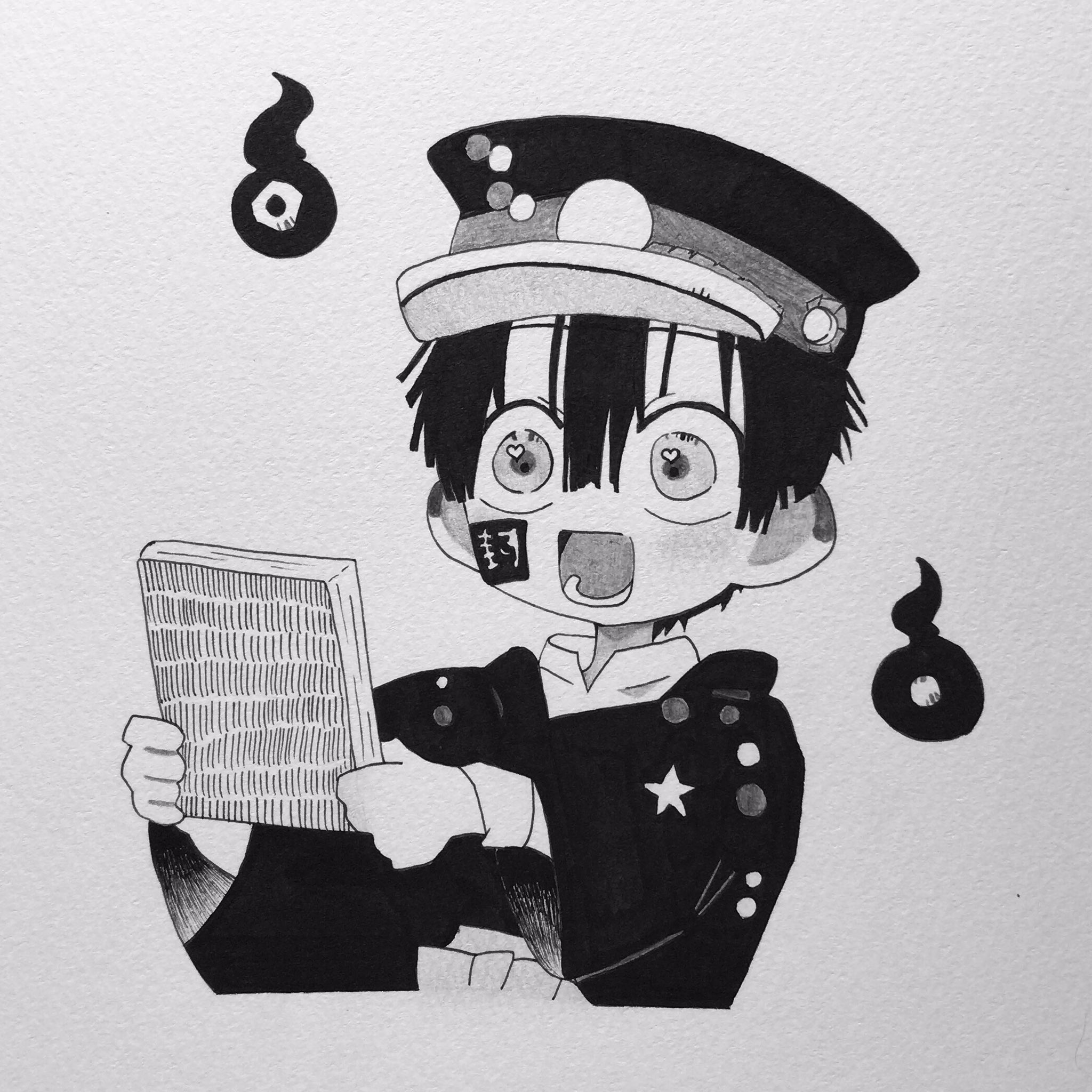 ライム 年に描いた地縛少年花子くん集 地縛少年花子くん 地縛少年花子くんイラスト 花子くん つかさくん モノクロイラスト Illustration T Co Ek77hltjcl Twitter