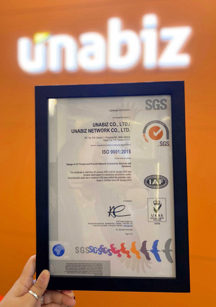Our ISO 9001: 201555 certification is renewed  with 0 non-conformities! 🥳 2020 might have shaken the world but our promise to our customers and partners remains.
UnaBiz wishes you a Happy New Year! 🥂 #ISOCertification #QualityManagement