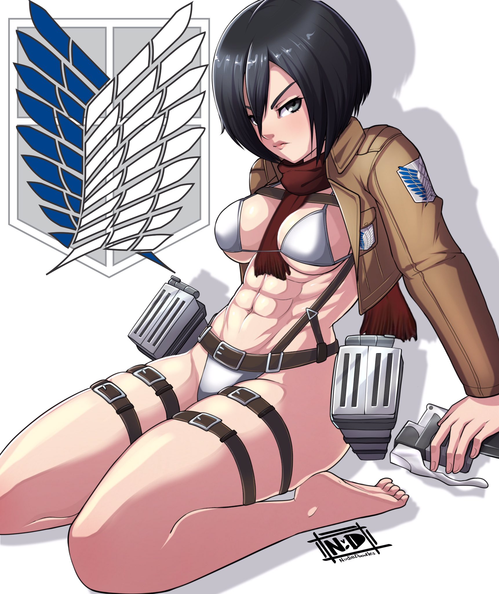 Bikini fit Mikasa | Attack on Titan / Shingeki No Kyojin | Know Your Meme