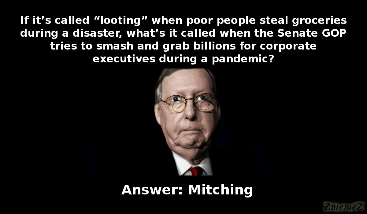 ZhiZhuWeb's tweet photo. @mmcauliff Funny how Republicans never ask how tax breaks for the obscenely rich are to be paid for.
And Rs never ask how money given to the military industrial complex is to be paid for.
Weird how the only time "payment" is an issue, is when Dems want to help working people.
#Mitching https://t.co/0y6BFGizBl