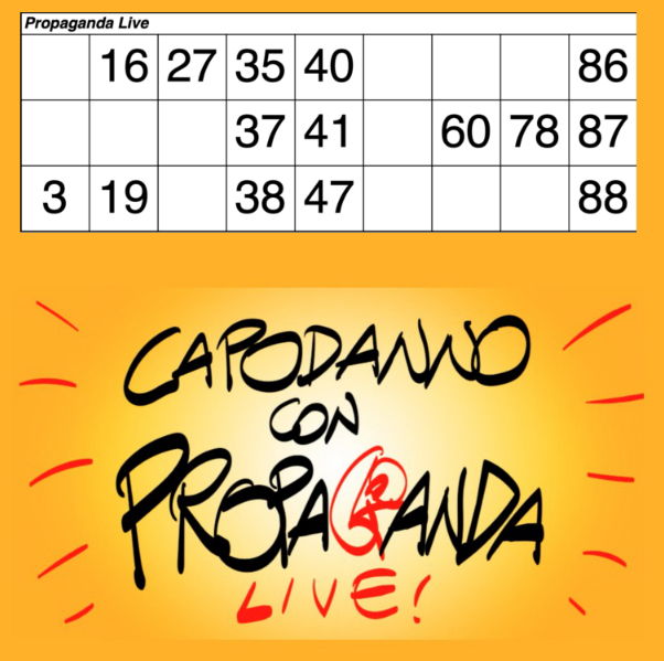 Zughèmo!
#propagandatombola #propagandalive