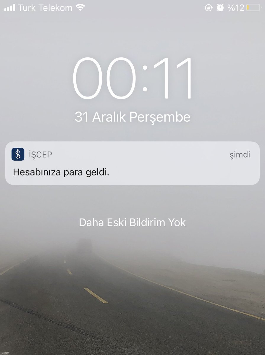 Bu saatte gelebilecek en güzel bildirim sjsjdjfjfjf