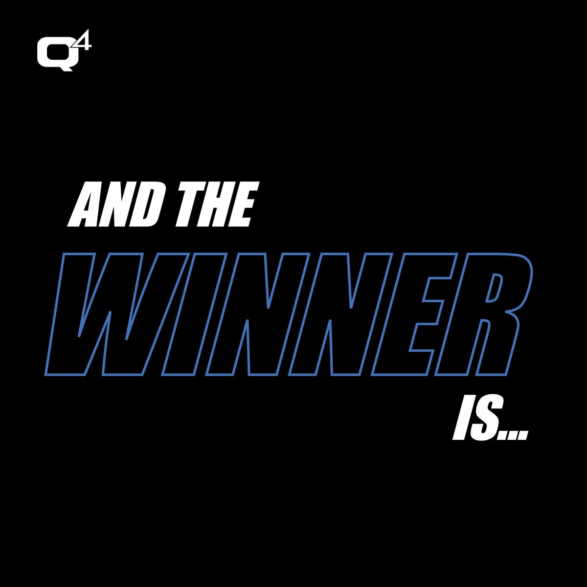 Q4SPORTS's tweet photo. Congratulations to @maws31 for winning the Q4SPORTS Sweepstakes! We appreciate all of those that entered. New site and Biyu Slide on the way!  #work4yours https://t.co/kdvnauctDx