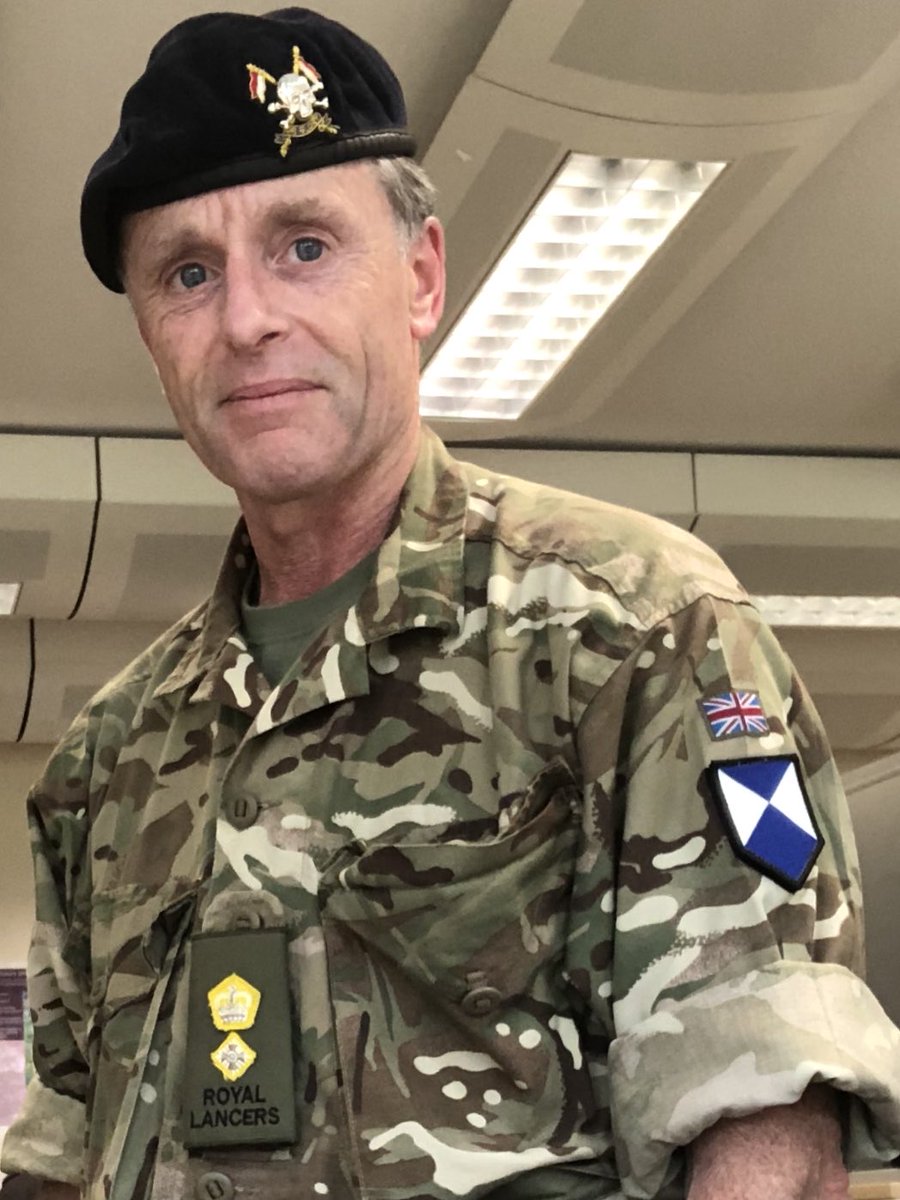 CPPU officers wear the Blue Shield of the Hague Convention on their upper left arm as a Formation Recognition Flash - permission was required from  @DCMS and authorisation from the Army Dress Committee.