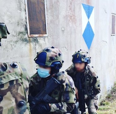 Looking forward to seeing the Blue Shield being used across the Defence Training Estate to raise awareness and to enhance the delivery of CPP collective training serials. Photo from  @armeedeterre
