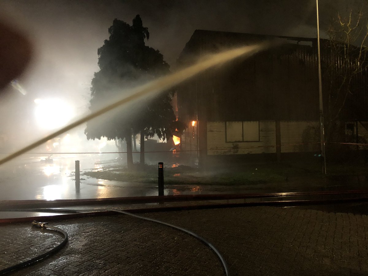 Melding politie Gildestraat Kampen inzake grote brand