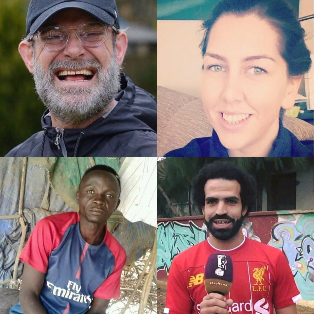 Goatisgone's tweet photo. The Mane, Salah, and Firmino, and Klopp that turned up today. https://t.co/KG34htHhZF
