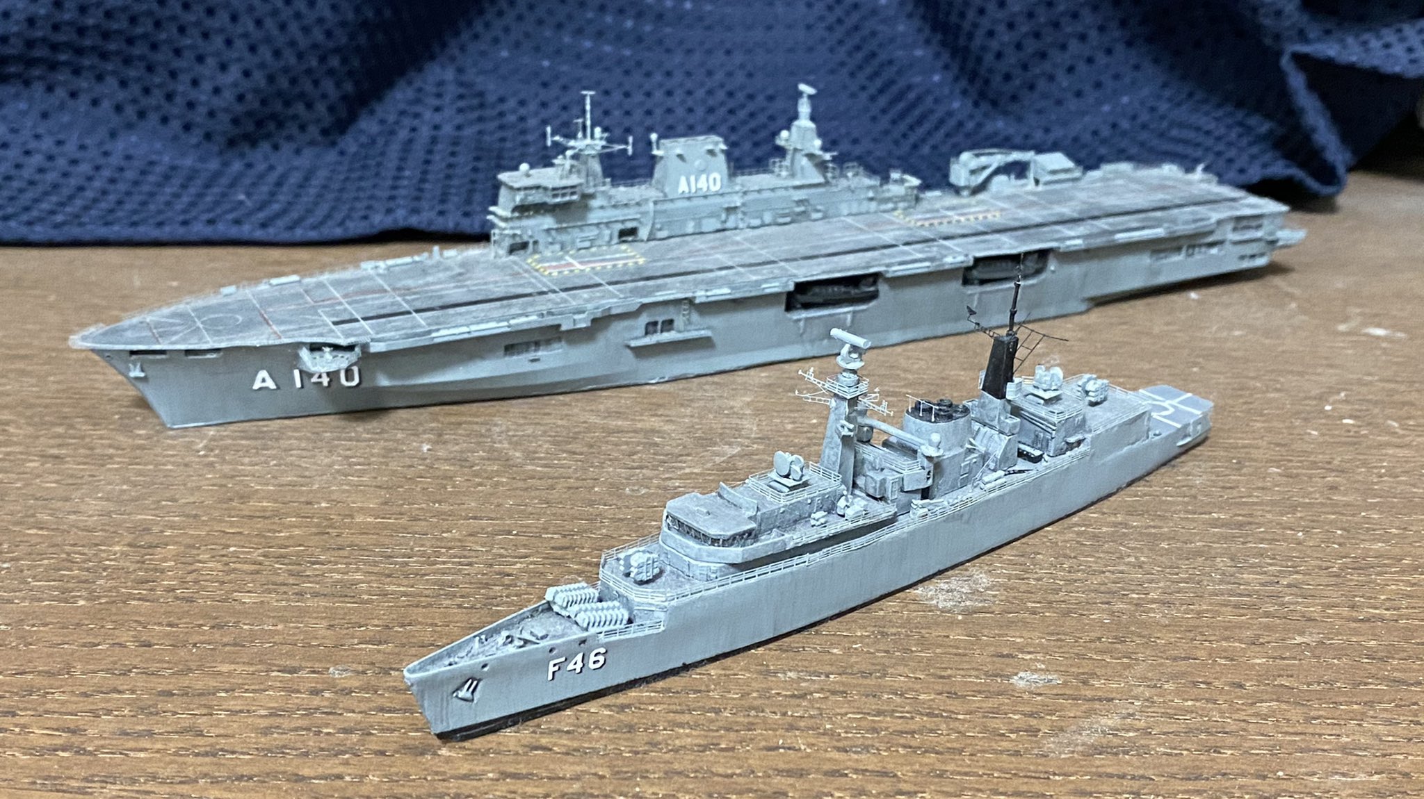 優勝PRカード　駆逐艦 ジャベリン 1/2000ジャベリン級駆逐艦 原型製作記（その4） : DAMEYA＠1/144