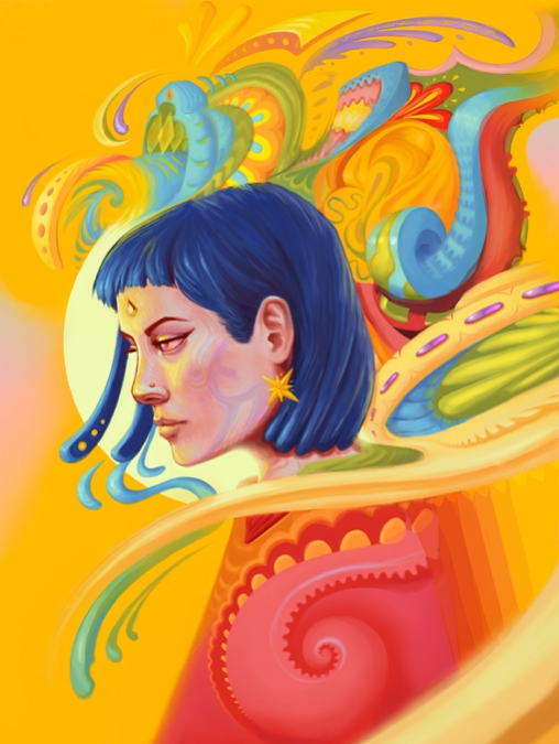 /32)  @TrentKuhnArt  https://superrare.co/trentkuhn&nbsp;Thought is Creation1/1  @SuperRare