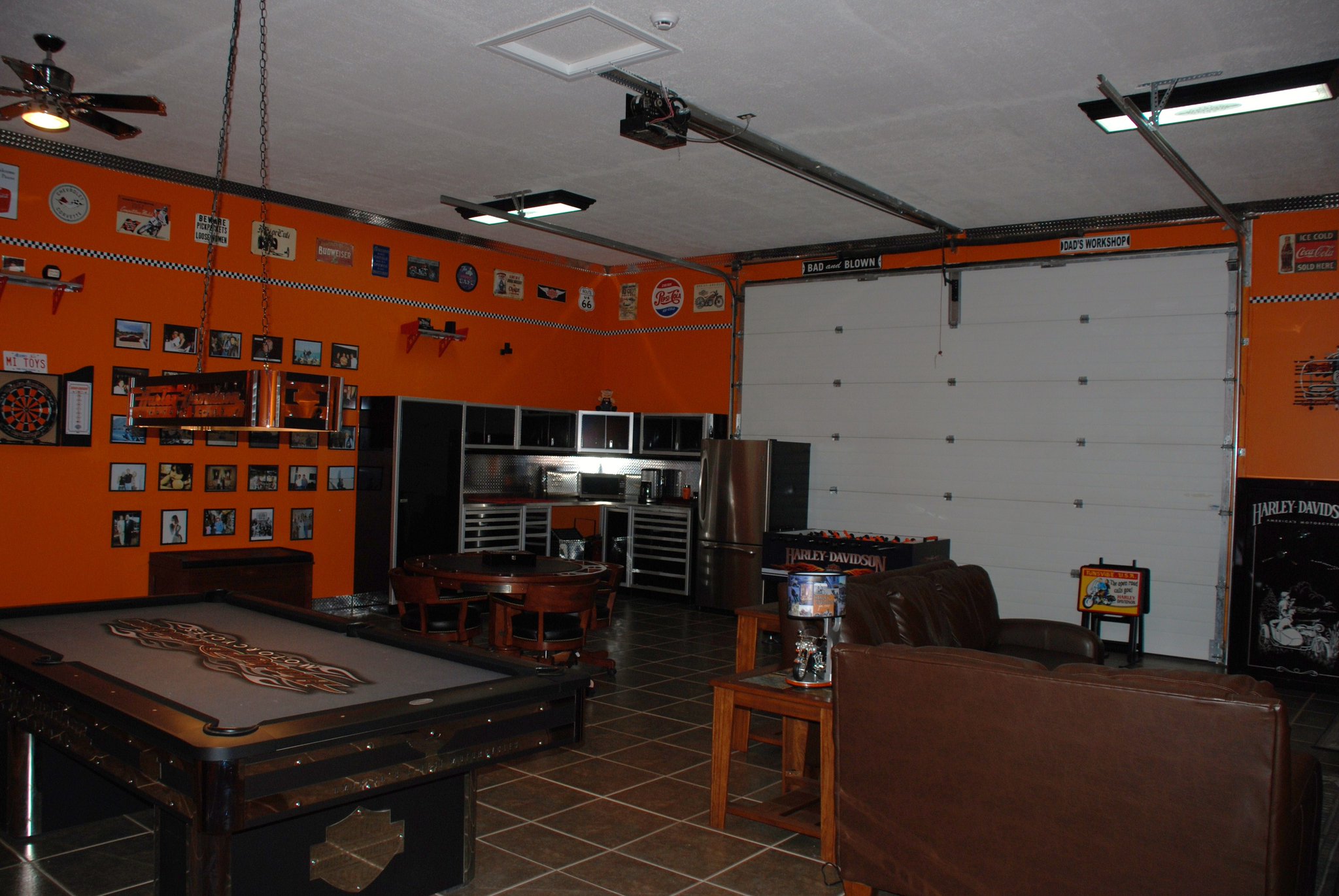 man cave garage paint ideas