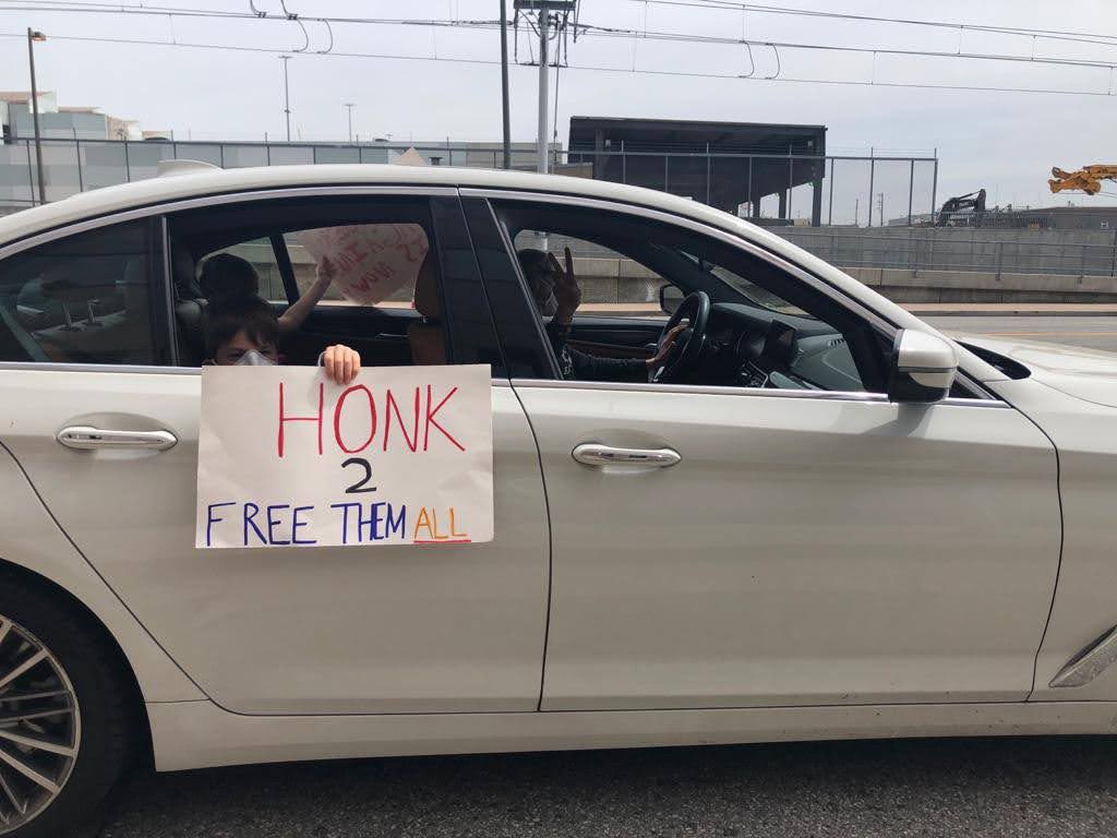 The LA chapter  @NeverAgainActn did so many awesome things this year, the biggest of which was mobilizing with many of our partner orgs AND the larger prison abolition movement to lift up the voices of people in prisons and ICE detention centers under  #FreeThemAll. highlights 