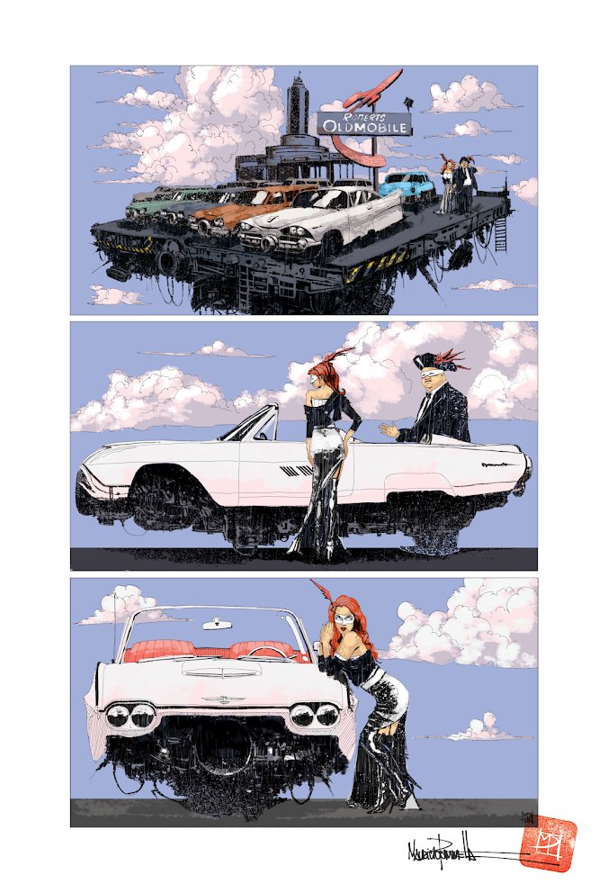 /87)  @mpommella  https://superrare.co/mpommella&nbsp;Welcome to IO1/1  @SuperRare Vintage Modern Comic - Page 11/1  @SuperRare