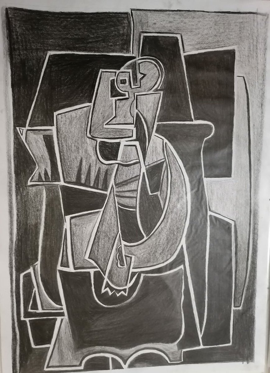 man0___o's tweet photo. Let the art get you through the dark!
#Picasso #workofart #Motivation #Dark #drawing #drawingwhileblack #artistsontwitter https://t.co/aEn166ffZI