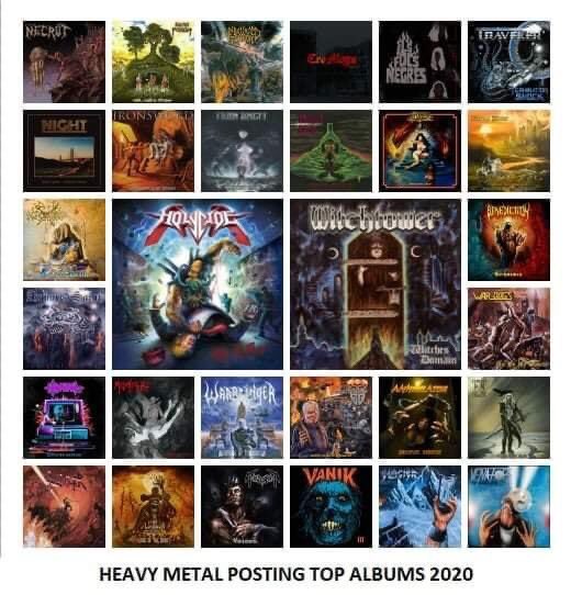 Yeah! While most of medias are ignoring HOLYCIDE on their tops of 2020 (it was released in February, and looks like they aleady forgot about it), it's really great to see that at least a few, like Heavy metal posting recognized our music! 😎🤘