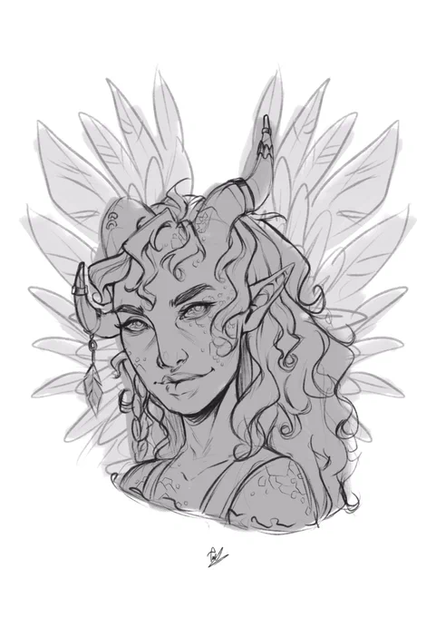 @paudraws Hey I'm Tamara! I'm a portrait fantasy artist under 200 followers here on Twitter. I'm a Critter and lover of all things fantasy &amp; DnD ✨ (you can check out all of art on insta under the same name) 