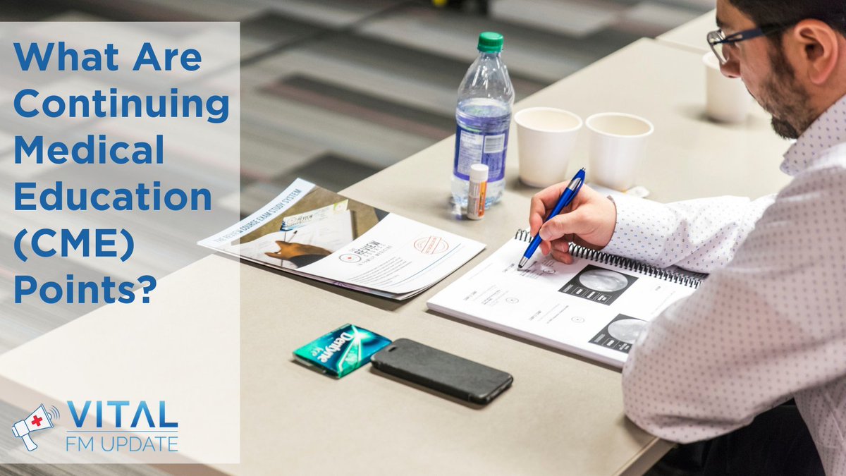 Continuing Medical Education (CME) and Continuing Professional Development (CPD) are an integral part of maintaining certification with the #CFPC. Check out our blog post about #CMEPoints and how they affect you as a #FamilyPhysician bit.ly/cme-points #VitalFMUpdate