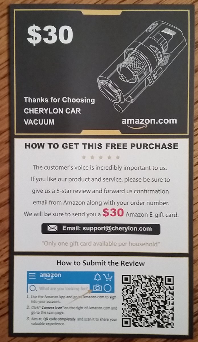 This is happening almost every day now.  People reporting sellers bribing them for 5-star reviews on @Amazon.  Really makes you wonder the motives of every review on that platform.