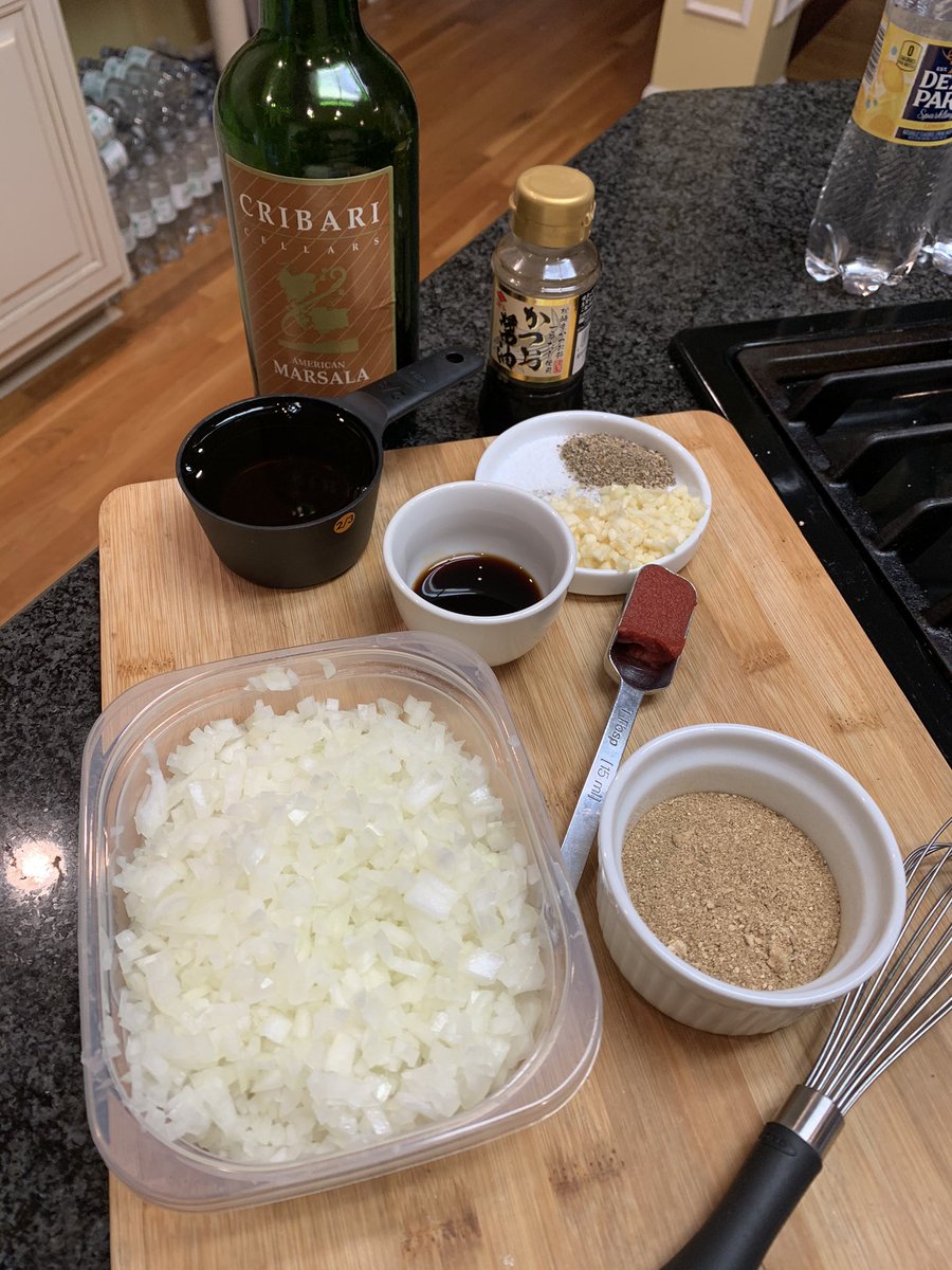 In a 5 quart Dutch Oven over medium high heat, add:4 TBL butter1 pound of Cremini (baby Bella) Sliced/chopped-large chunks1 onion minced 4 cloves garlic minced1 TBL Tomato paste1 tsp Black pepper3/4 tsp salt