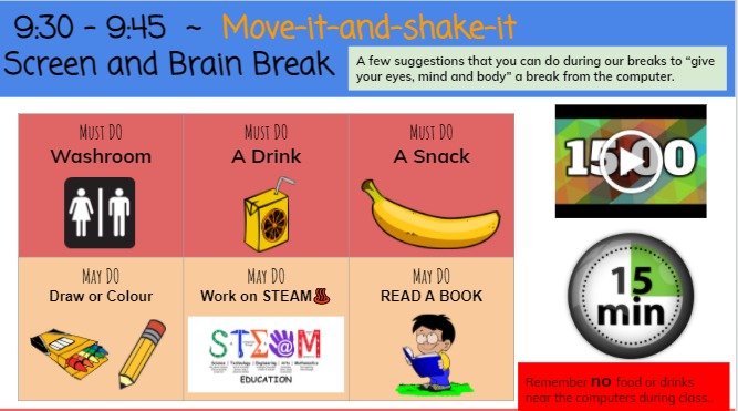 2d) Some Norms:  #RemoteHumorHave a  #DressCode! Yes, wearing a shirt is mandatory.No, don't take your device with you while you go to the washroomWhen & how to mute/unmute your microphoneHow to use the chat appropriatelyHave an agenda/a scheduleBuild-in breaks