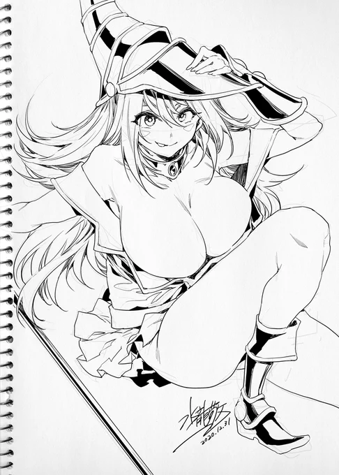 そのおっぱいで魔法使いは無理でしょ >ブラックマジシャンガール 