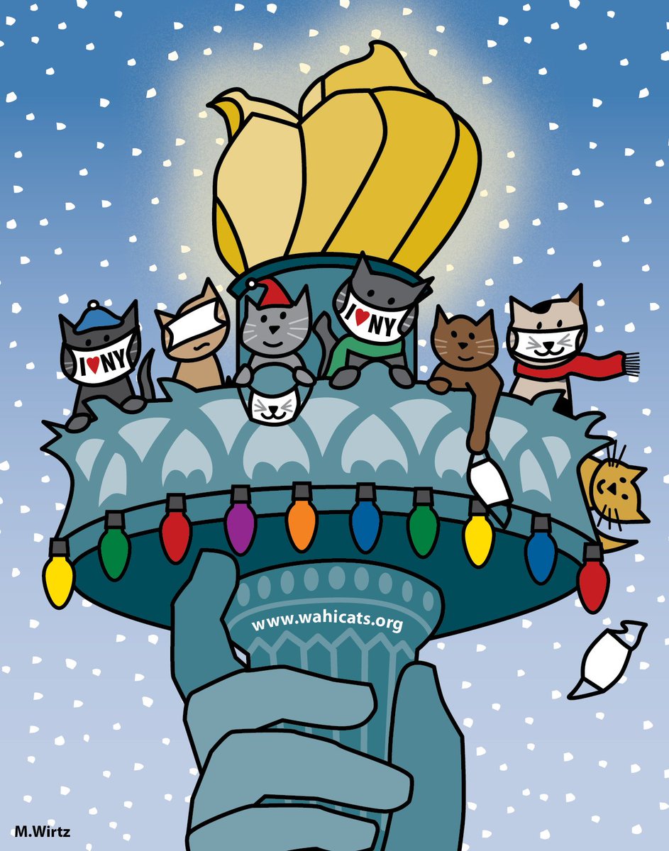 WaHiCats's tweet photo. Pandemic Purrs to You and Yours!  Happy New Year from all of us at WaHi Cats. https://t.co/qxDAchKnzS