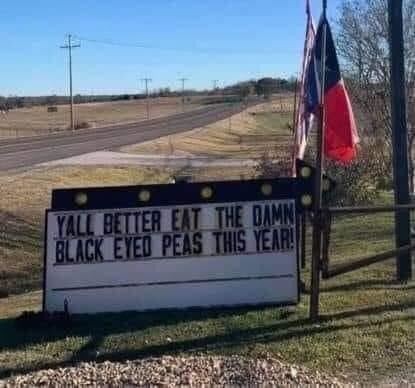 realsarahfrey's tweet image. #SouthernMoms know this is true.  #EatYourBlackEyedPeas #2021WillBeBetter #HNY2021