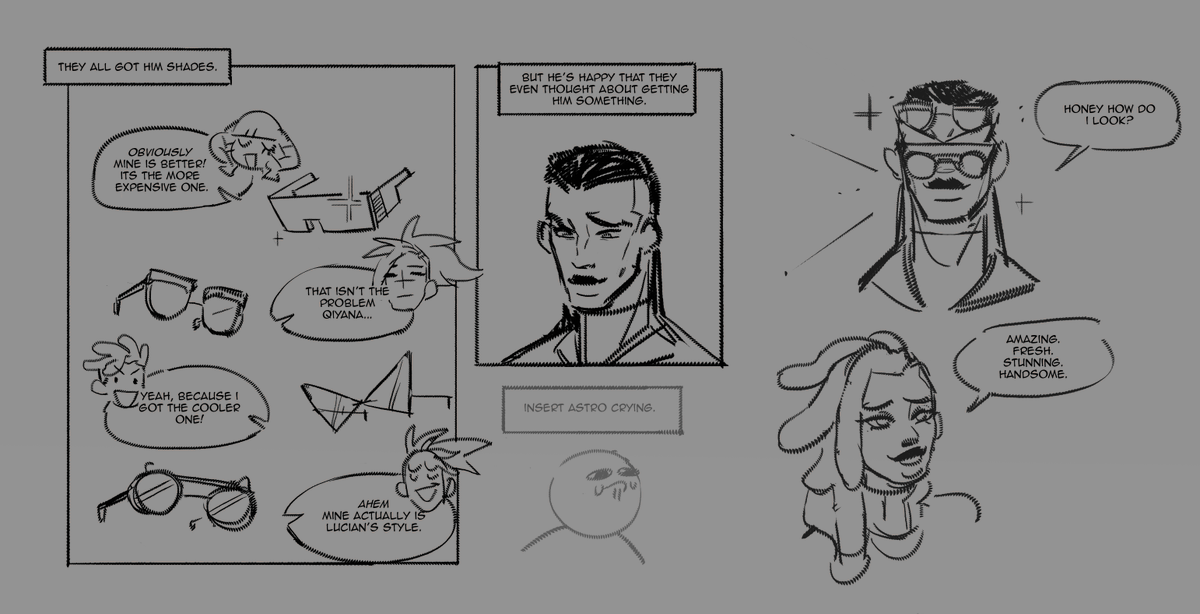 misc. doodles of true damage :^) 