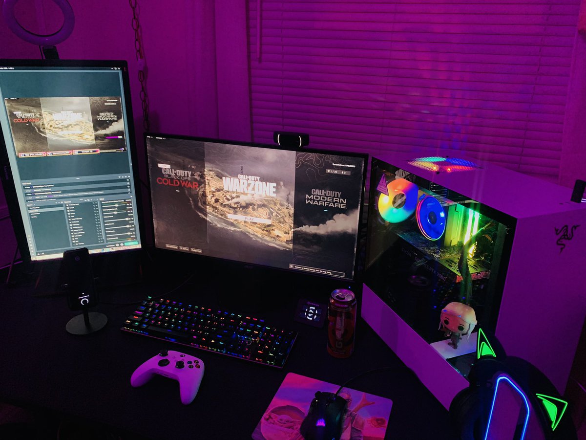 krispy_klauds's tweet image. how it started -&amp;gt; how it’s going ✨ #pc #pcstreaming #rgb #corsair #gfuel #xbox #streamergirl #girlgamer #twitch #twitchaffiliate #SmallStreamersConnectRT