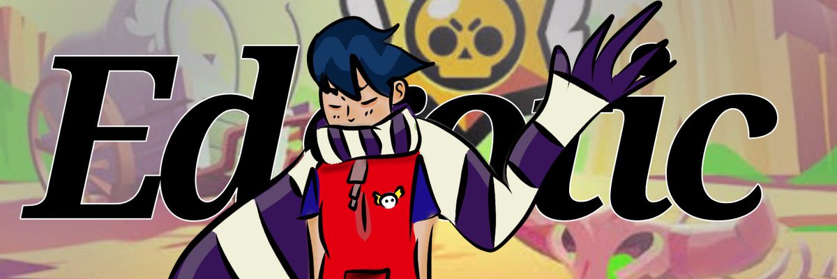 EdGotico's tweet photo. //Eu mesmo que fiz minha header oque vocês acharam? 🤡 https://t.co/fcY78FYD2z