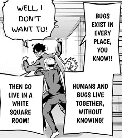 March 2nd, 2020Side Crumb: Haikyuu-Bu!! Chapter 38 PublicationSakusa begs Atsumu to help him with room extermination