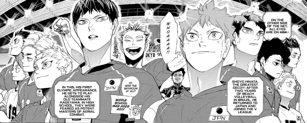 Mika ﾉ ヮ ﾉ ﾟ Skts Twyr In Pinned Thread July th Haikyuu Chapter 402 Publication Sakuatsu Revealed To Both Be On Tokyo Olympic Team And Appear In Directly Opposing