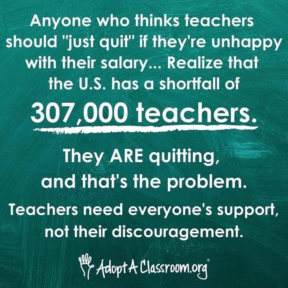 teachergoals's tweet photo. Teachers deserve better. 💯 https://t.co/9FsZP9p6bw