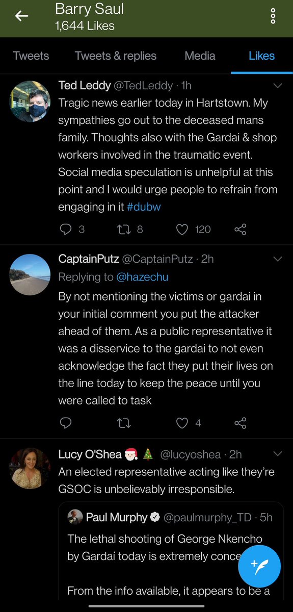 Fine Gael councillor  @cllrbarrysaul