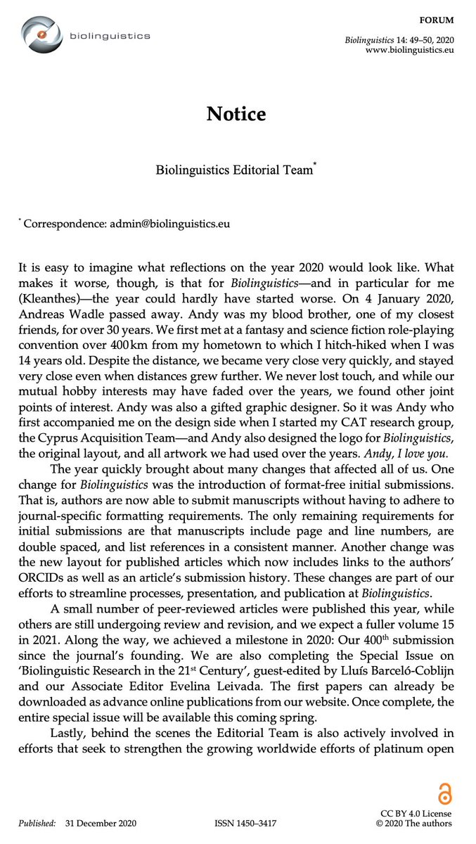 Biolinguistics tweet media