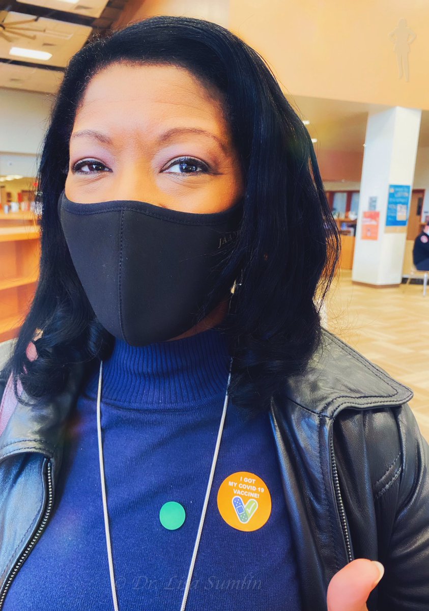 DrLisaSumlin's tweet photo. Received the first dose of the Moderna vaccine for #COVID19. Side effects so far - a very sore arm! Looking forward to post Covid19. 

When do we reach herd immunity? When approx 70% of the population has been vaccinated.  #drlisasumlin #COVID19 #vaccine https://t.co/OlxgPepRU5