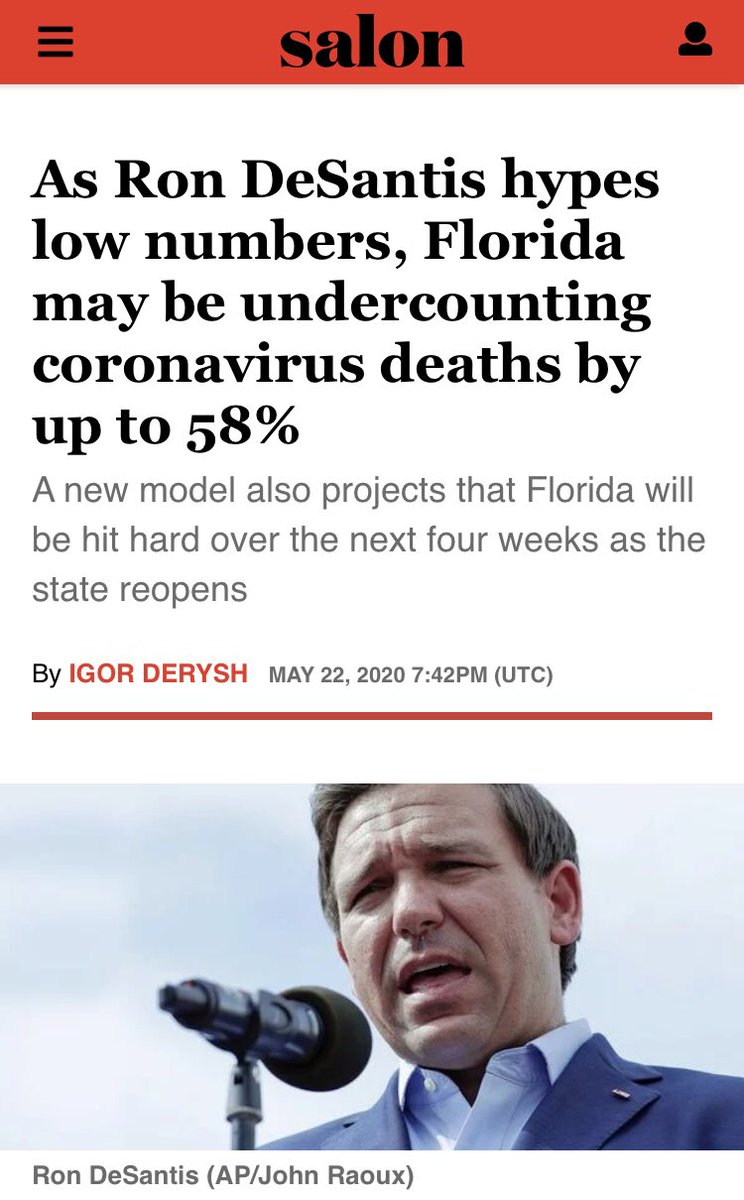 I wonder if  @Salon will revisit this first piece, because that Florida model was revised shortly thereafter and eventually proved entirely inaccurate. Cuomo, on the other hand, gets elevated to some sort of religious icon.