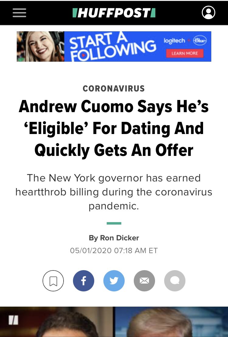  @HuffPost really working overtime here huh. For context, of the 300,000 people who have died from coronavirus, fewer than 600 of them are under 25.