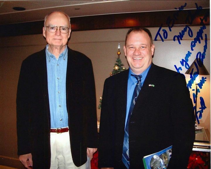 BrianJamesully's tweet photo. A few weeks ago my good friend from the King County Council posted himself with a picture of Bill Ruckelshaus.  Like Dave, Uptegrove Bill was a hero to me.  He stared down Richard Nixon in the  Oval Office as the Acting Director of the DOJ, before making history he was the f… https://t.co/cNrX1GXOC4