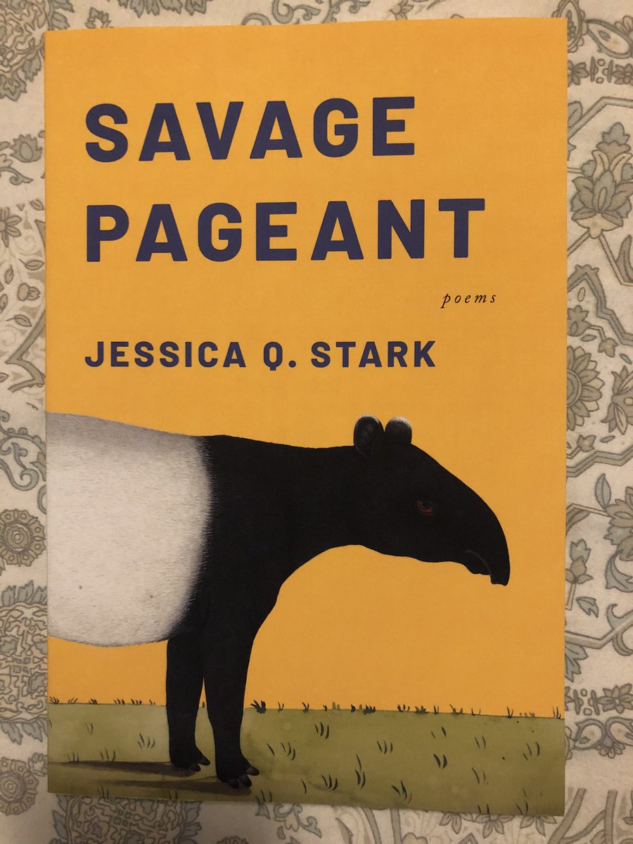 In a year where Tiger King was a streaming success, this poetry book by  @jezzbah takes a serious and detailed look at the problems with animal captivity, the degradation of landscape, and the lives of those trampled underfoot in the wake of such exploitation. Absolutely stunning.