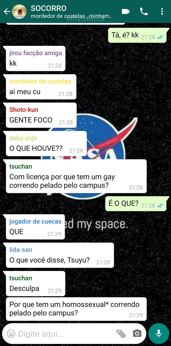 aquamandyx's tweet photo. 288 - por que tem um *homossexual correndo pelado pelo campus? https://t.co/uVpPFdCvpJ