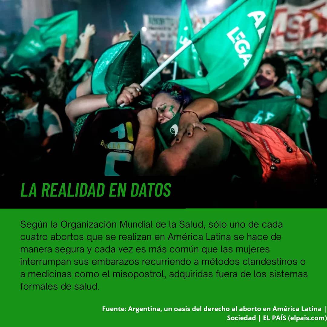 GirlUpBUAP's tweet photo. Estamos muy contentas por nuestras hermanas de Argentina. 
El equipo de Girl Up BUAP se enorgullece y felicita a todas las mujeres que lucharon para que esto fuese posible.
💚Argentina: ¡Eres la esperanza de América Latina!💚
#abortoargentina #americalatinafeminista https://t.co/6SkA0pMUci