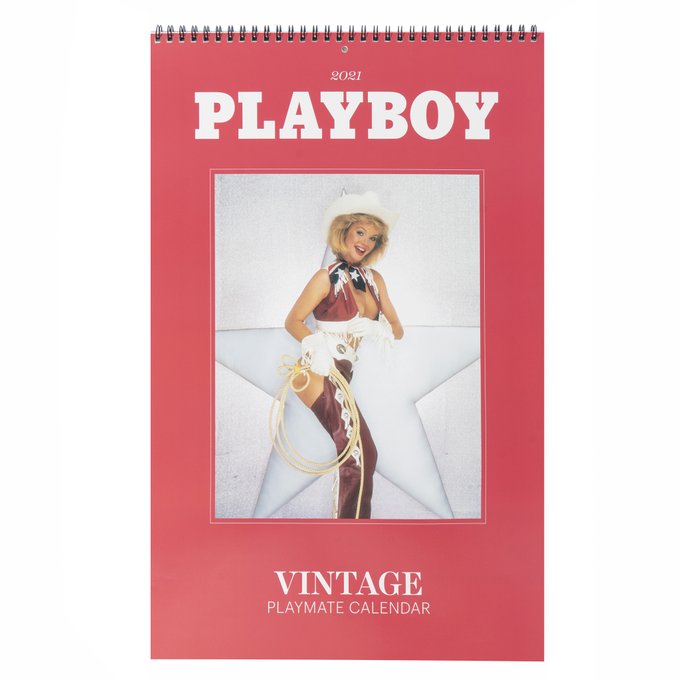 2 pic. Play ball with 2021: Get your Vintage Playmate Calendar now! Featuring June 1974 Playmate Sandy