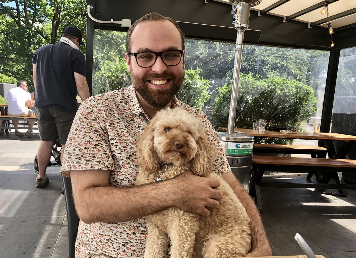 If you know the  @ANUBellSchool or  @toni_erskine at all, you’ll know Benji! And he is as lovely as he looks (28/?)