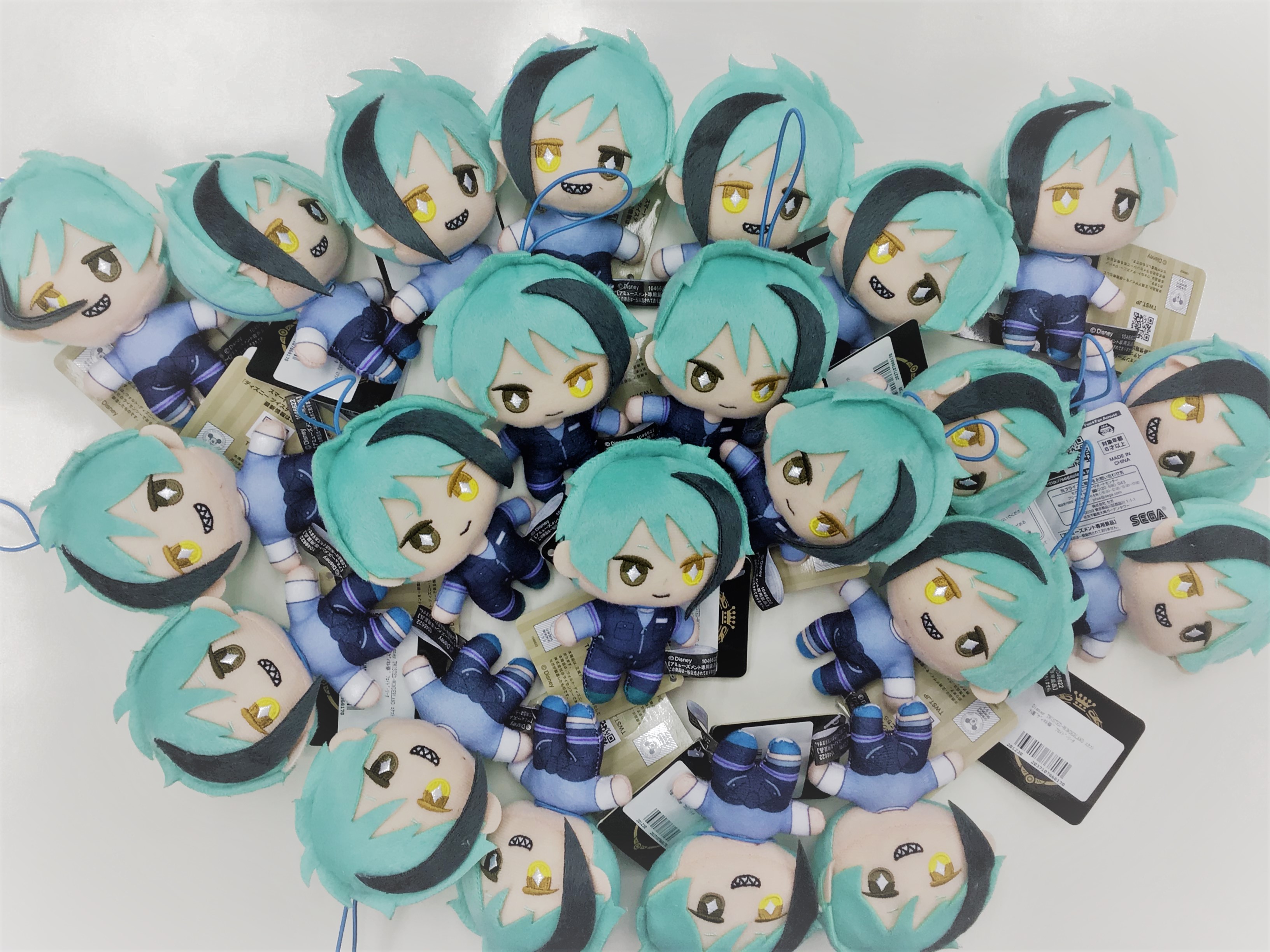 ツイステ フロイド・ジェイド EX マスコット（新品】カバー付き